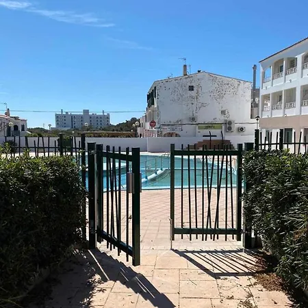 Apartamento Bajo Con Piscina Macarella Cala'N Blanes  Exterior photo